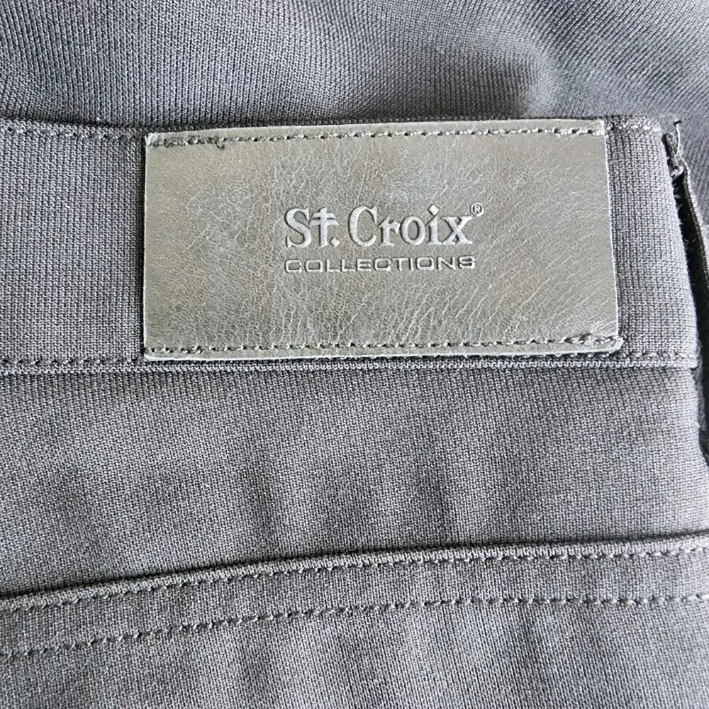 St. Croix Collections Men’s Wool Blend Pants Black Size 38 Made in Italy